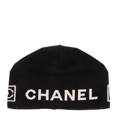 chanel beanie black|woman caps for women chanel.